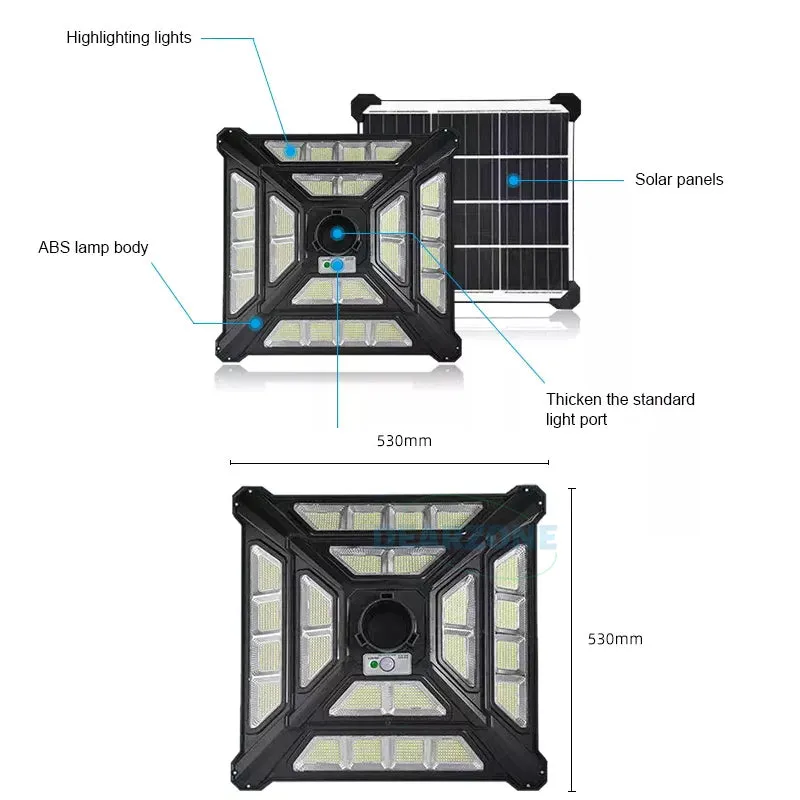 1000W Led Waterproof Solar Street Light With Solar Panel Jt-Tydls-R-1000W