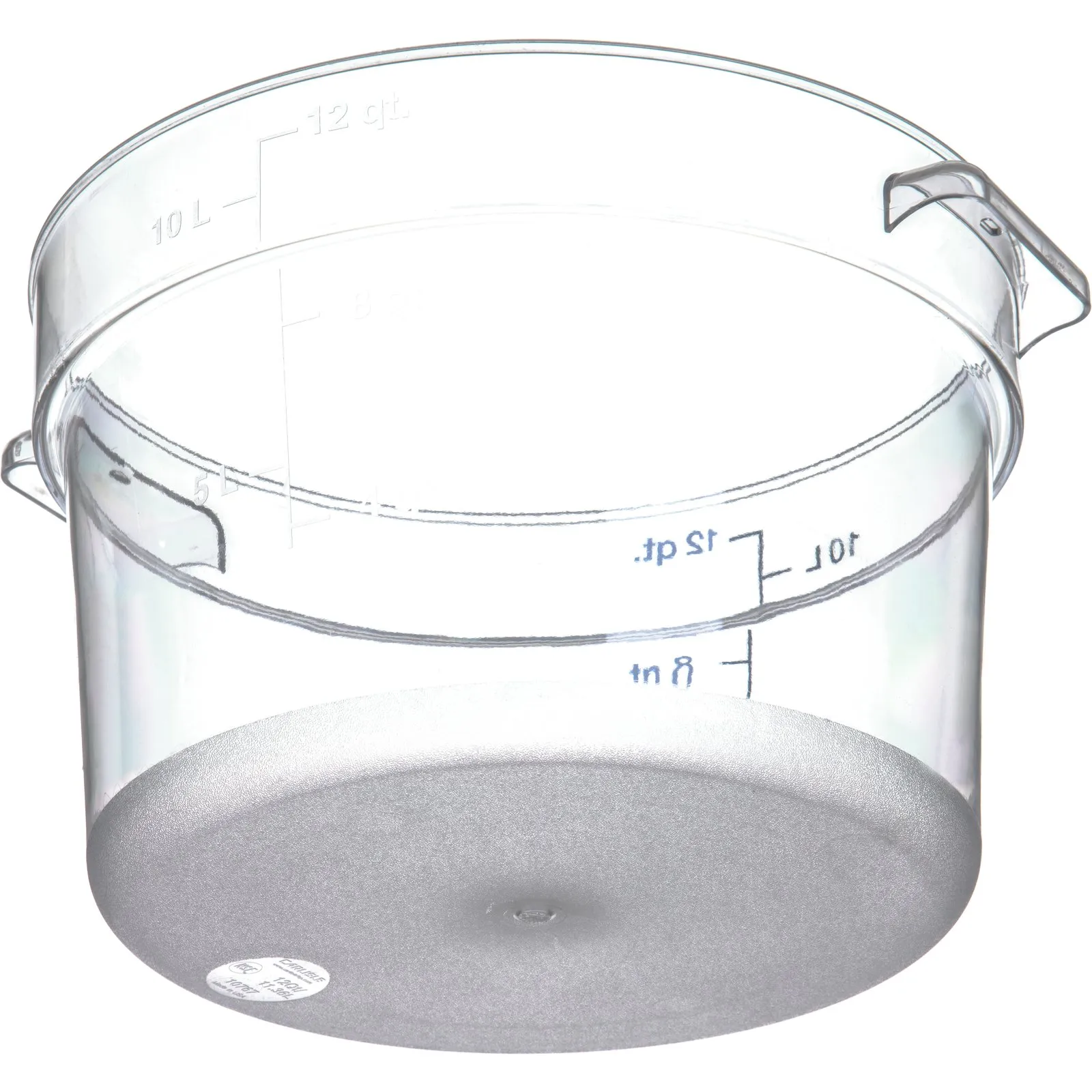 12 Qt Round Clear Container Storplus 10767-07