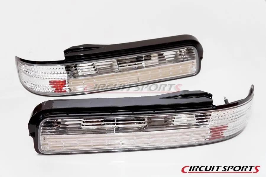 1989-1994 Nissan 240sx Circuit Sports All Clear Rear Tail Lamp Lights for S13 Coupe