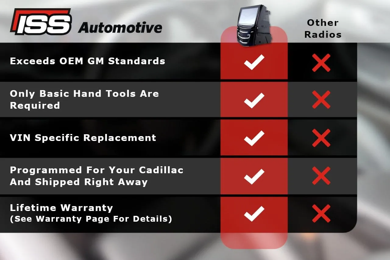 2013 Cadillac SRX CUE Replacement