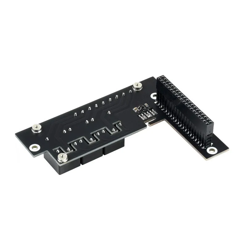 3-Ch Relay Expansion Board Designed For Jetson Nano, Optocoupler Isolation