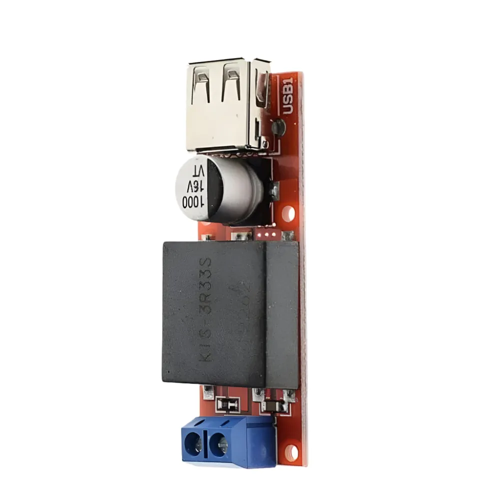5V USB Output Converter 7V-24V To 5V / 3A, DC DC Step-Down Buck KIS3R33S Module