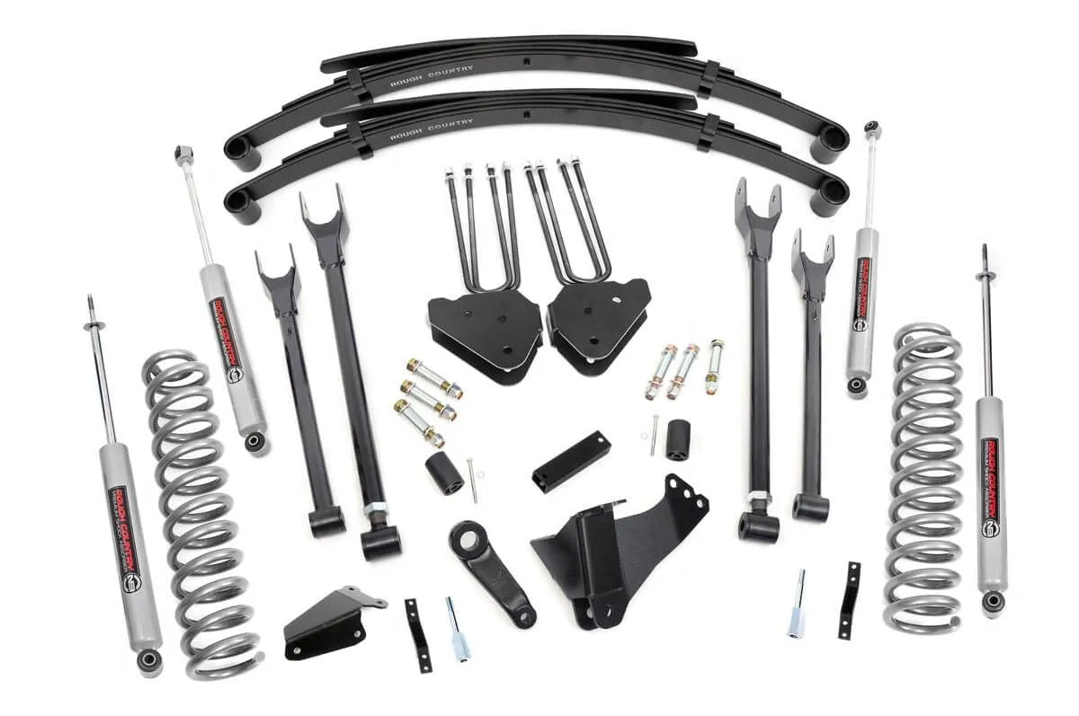 6 Inch Lift Kit - Diesel - 4 Link - RR Spring - Ford Super Duty (05-07)