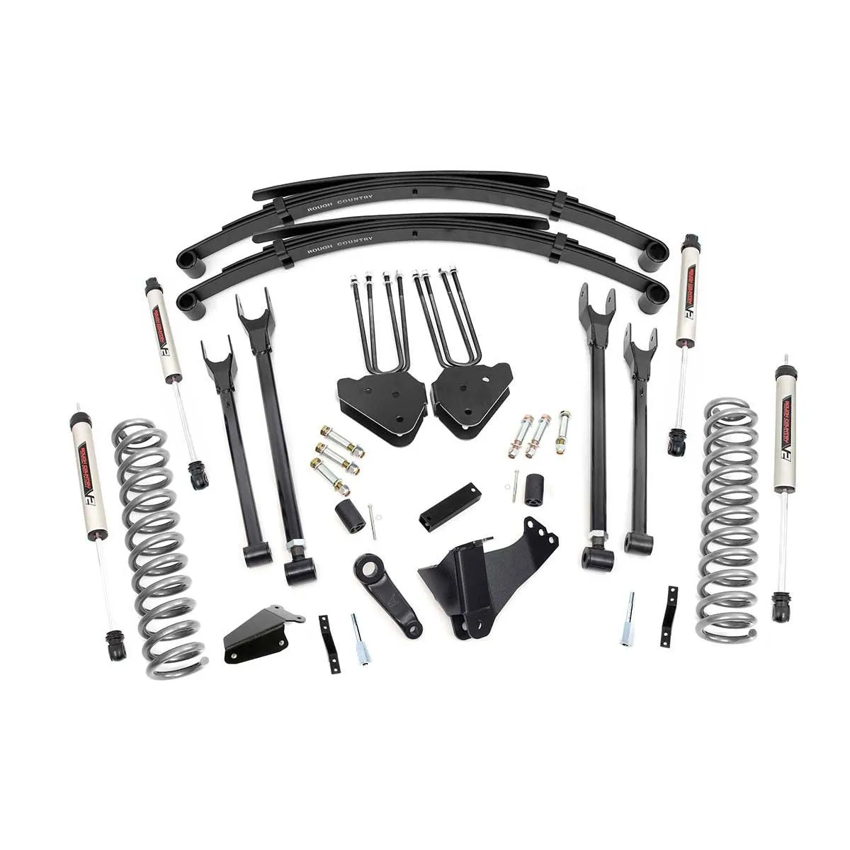 6 Inch Lift Kit - Gas - 4 Link - RR Spring - V2 - Ford Super Duty (05-07)
