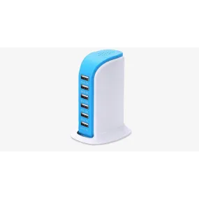 6-Port USB Charging Station