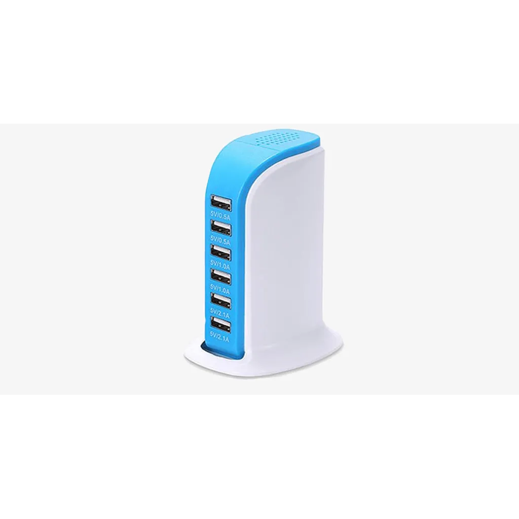 6-Port USB Charging Station