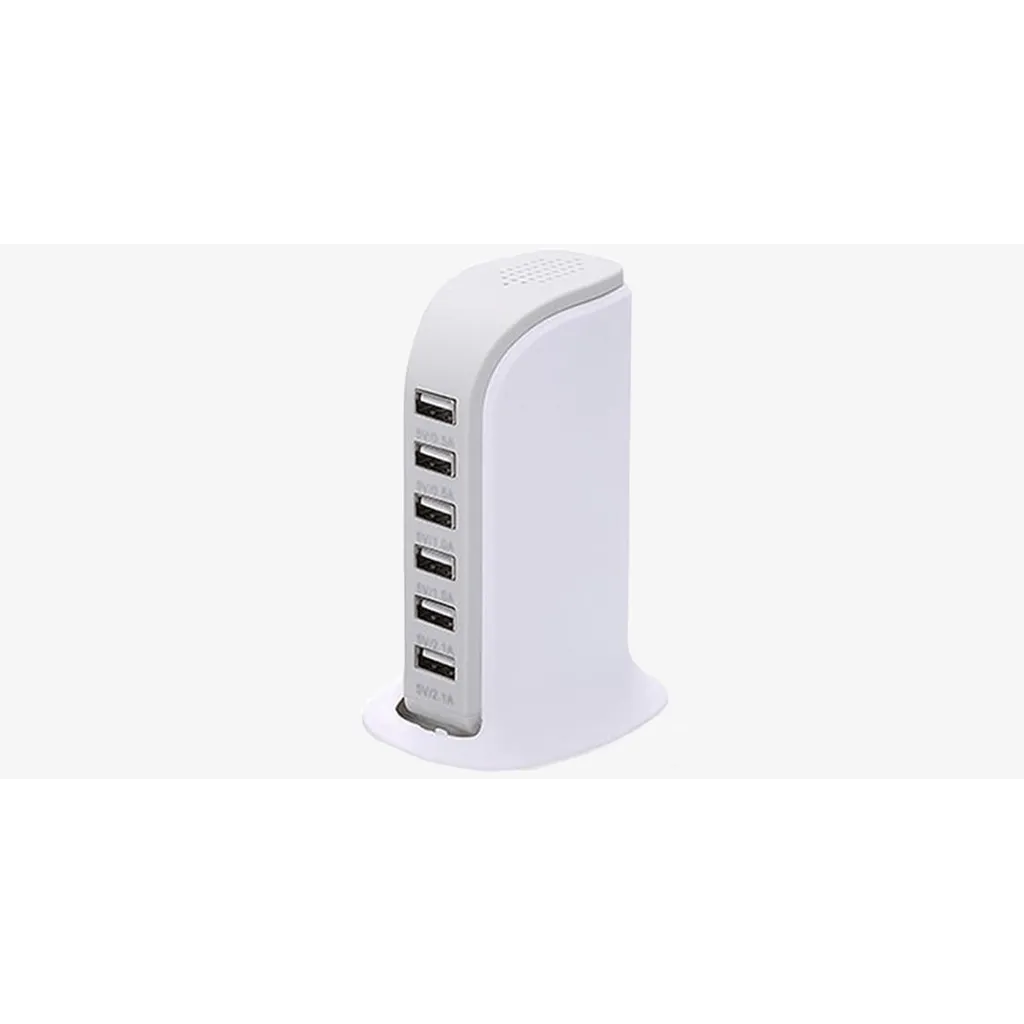 6-Port USB Charging Station