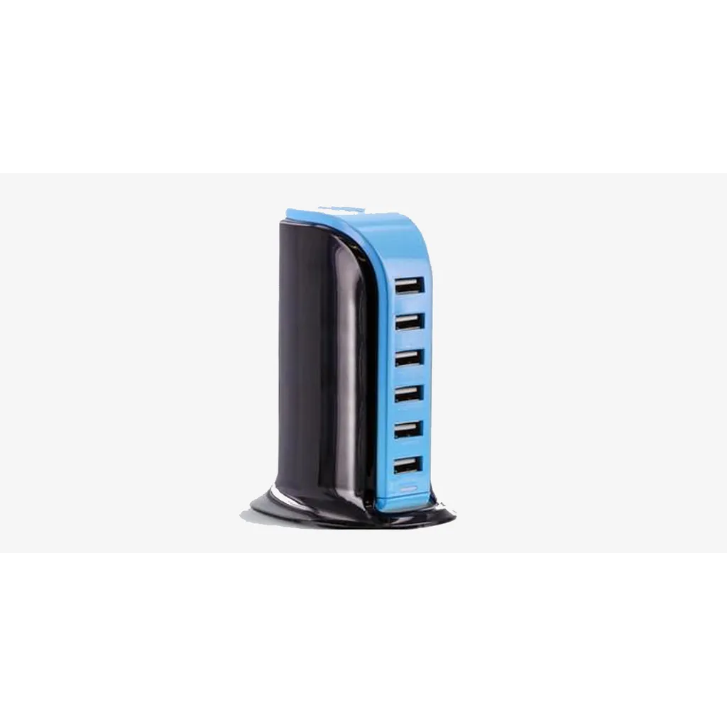 6-Port USB Charging Station