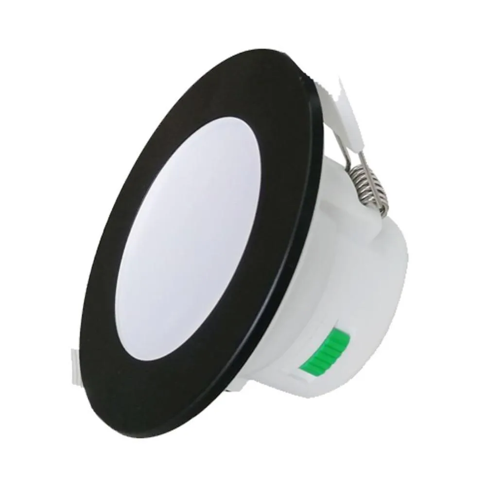 70mm LED Downlight 8w White, Satin Chrome, Matt Black, Brass CCT NOVADLUX02 CLA Lighting