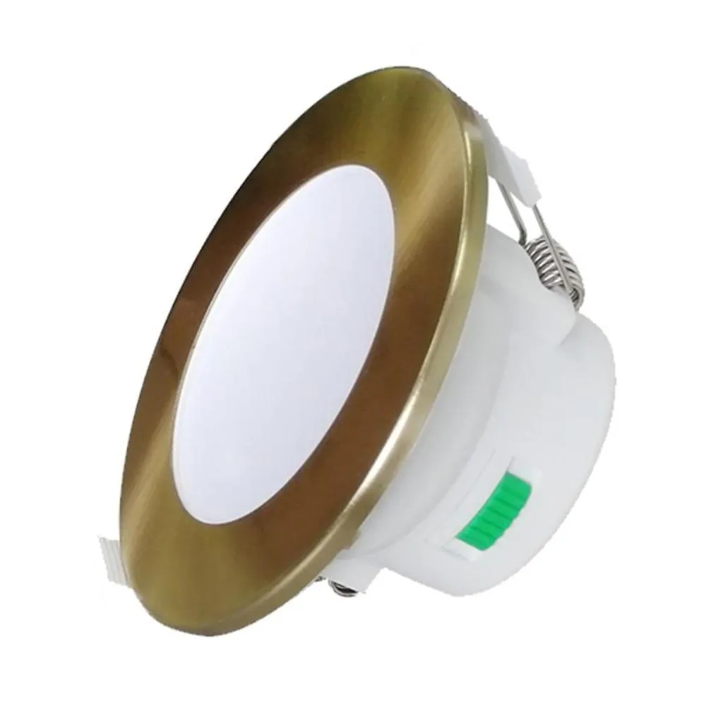 70mm LED Downlight 8w White, Satin Chrome, Matt Black, Brass CCT NOVADLUX02 CLA Lighting