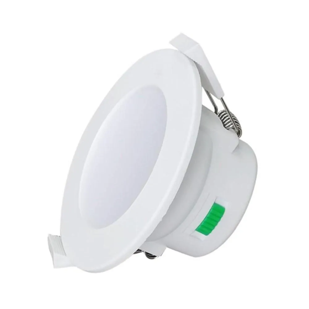 70mm LED Downlight 8w White, Satin Chrome, Matt Black, Brass CCT NOVADLUX02 CLA Lighting