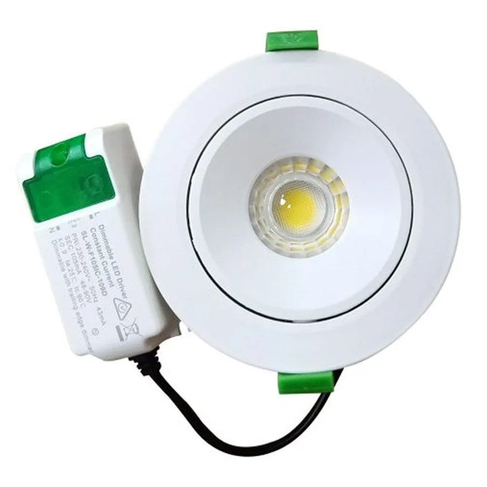 90mm LED Downlight 8w White CCT FIREFLY01 CLA Lighting