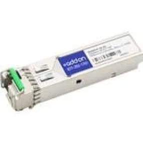 AddOn Linksys MGBBX1D-40 Compatible TAA Compliant 1000Base-BX SFP Transceiver (SMF, 1490nmTx/1310nmRx, 40km, LC, DOM) MGBBX1D-40-AO
