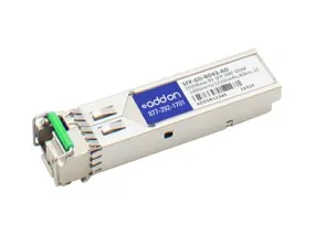 AddOn MRV SFP-GD-BD43 Compatible TAA Compliant 1000Base-BX SFP Transceiver (SMF, 1490nmTx/1310nmRx, 40km, LC, DOM) SFP-GD-BD43-AO