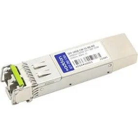 Addon Msa And Taa Compliant 10Gbase-Cwdm Sfp  Transceiver (Smf, 1550Nm, 80Km, Lc, Dom)