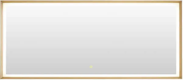 Altair Anti-Fog Dimmable Bathroom LED Vanity Mirror, Matte Black or Gold - 3 Sizes 60" to 84"