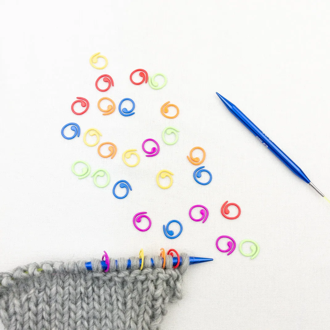 Atelier Rainbow Stitch Markers | 30 Piece Set