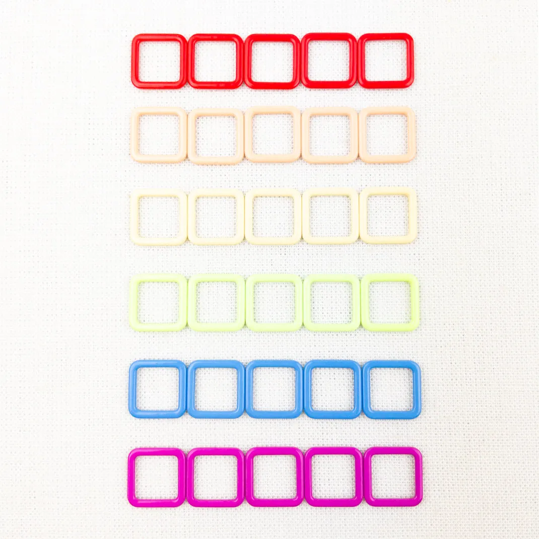 Atelier Rainbow Stitch Markers | 30 Piece Set