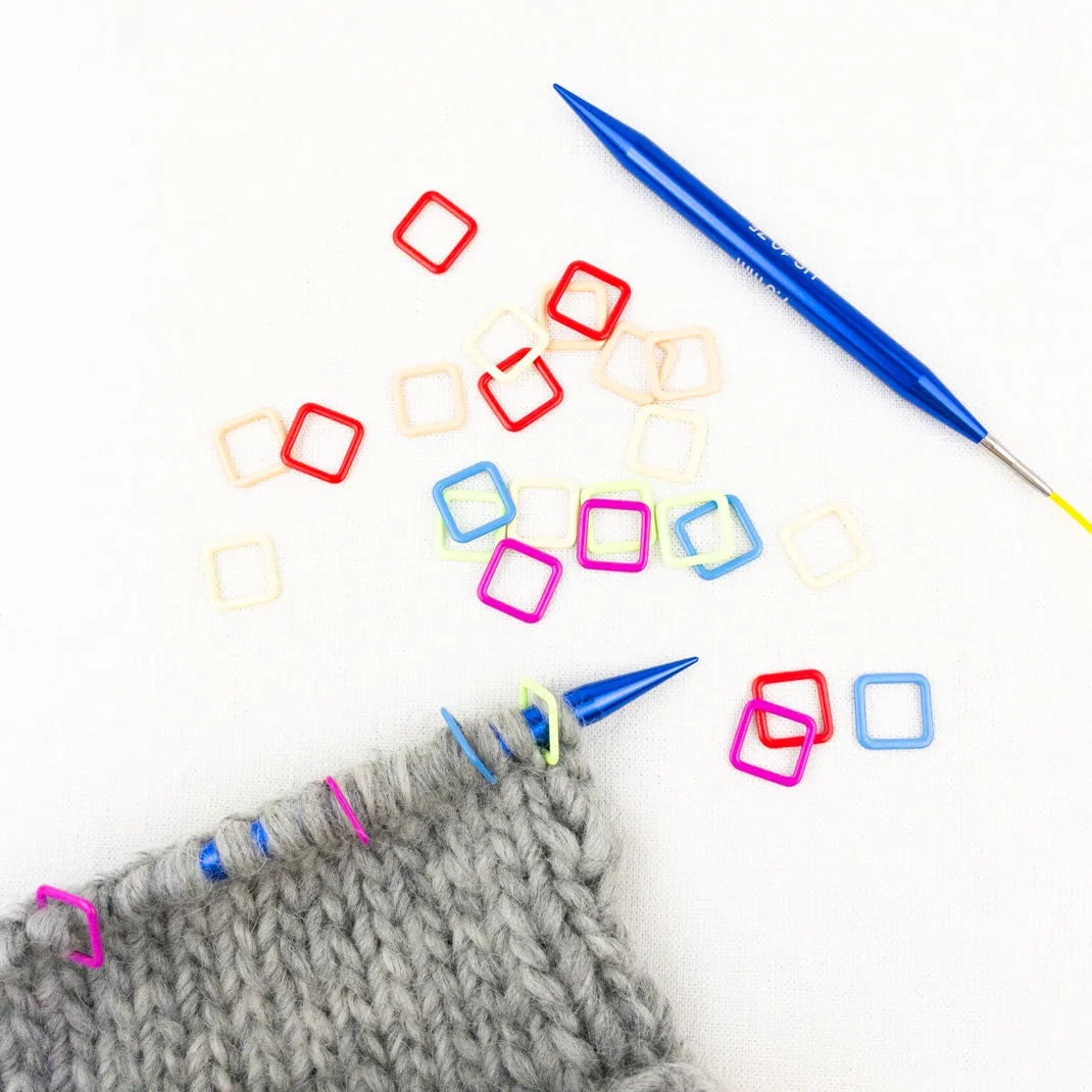 Atelier Rainbow Stitch Markers | 30 Piece Set