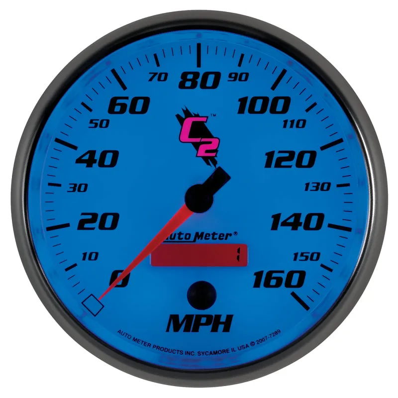 Auto Meter C2 Programmable Speedometer - 5 in.