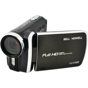 BELL HOWELL DV30HD-BK 20.0 Megapixel 1080p DV30HD Fun-Flix Slim Camcorder (Black)
