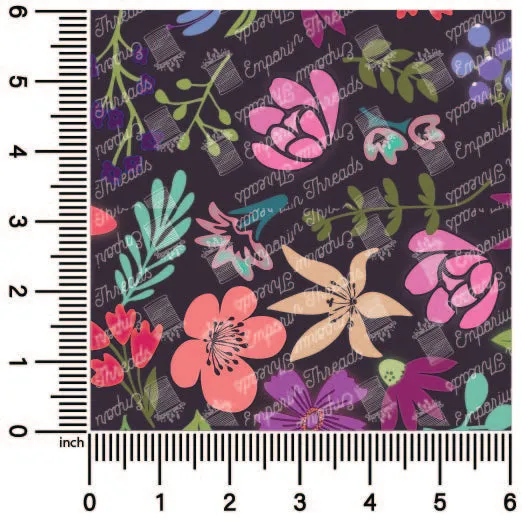 Blooming Cute - Tossed Floral | 18" Vinyl Roll