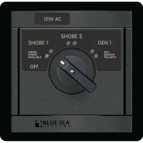 Blue Sea 1482 120V AC Rotary 30A OFF   3 Sources