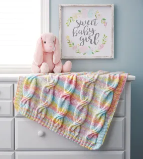 Cabled Baby Blanket