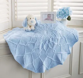 Cables Round and Round Blanket