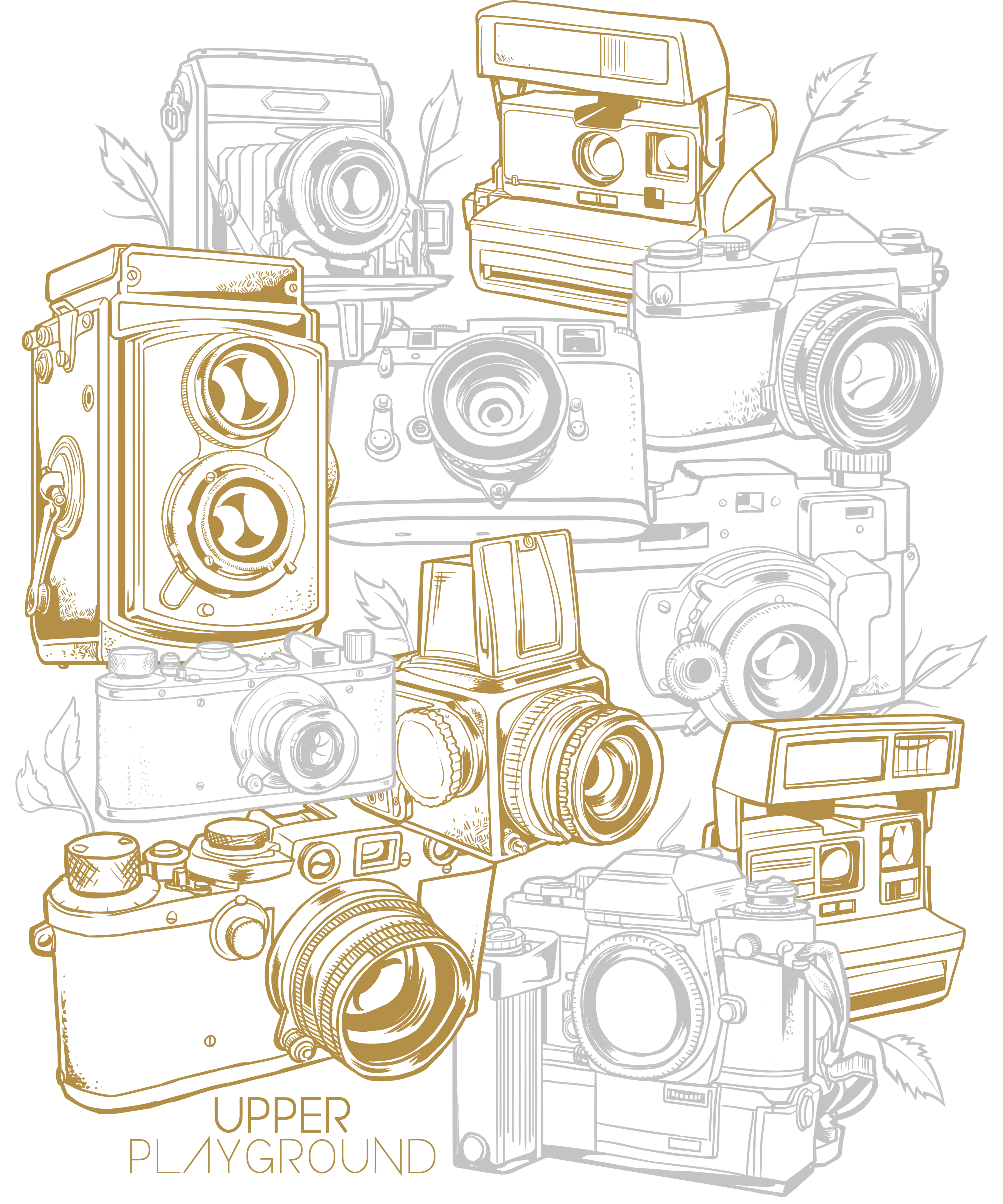 CAMERAS MEN'S GRAPHIC TEE