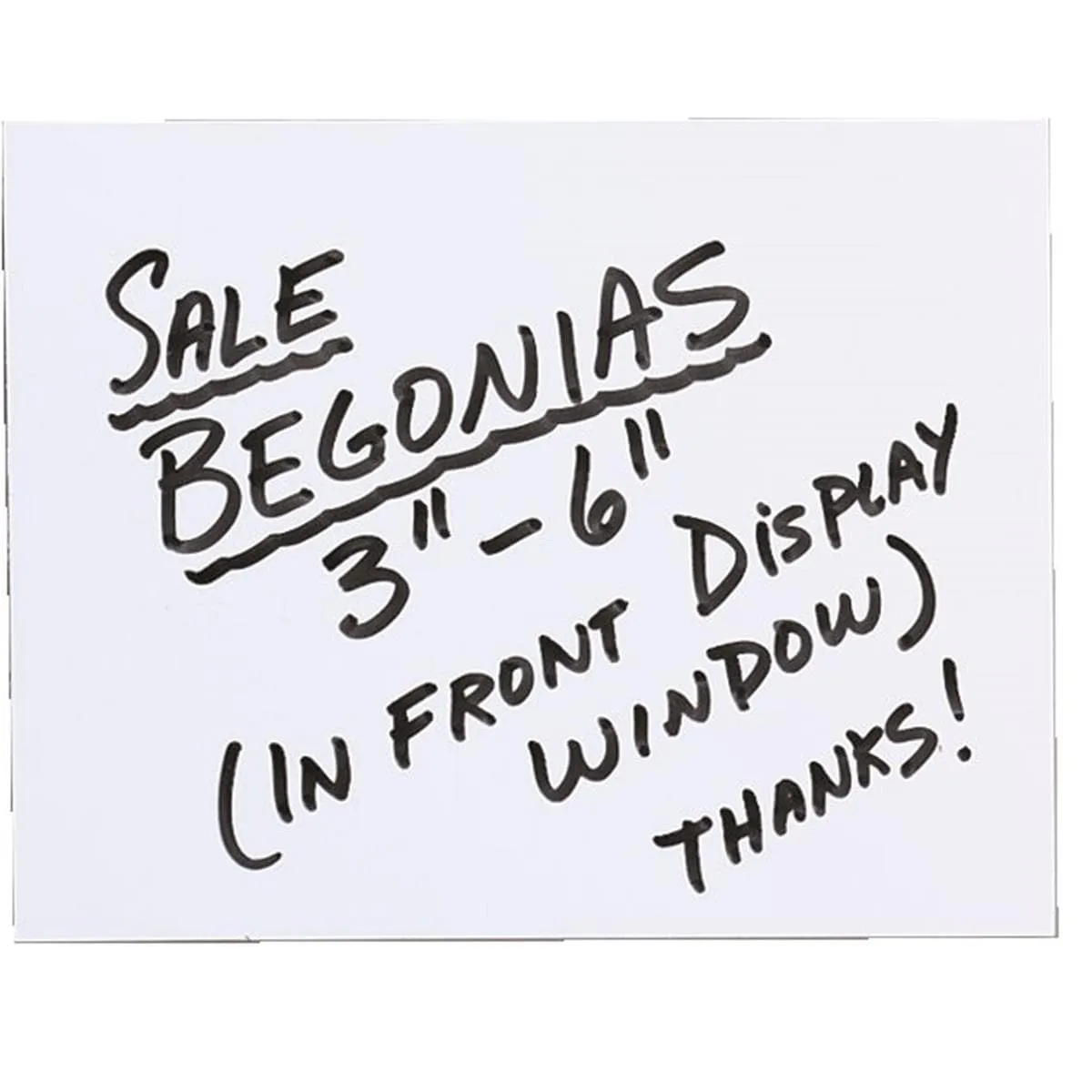 Colmet Waterproof Vinyl Sign Cards