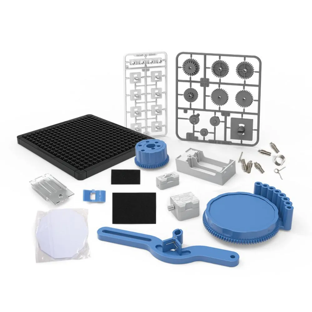 DIY Mechanical Drawing Painting Instrument STEM Circuits and Machinery Kit 37 Pcs