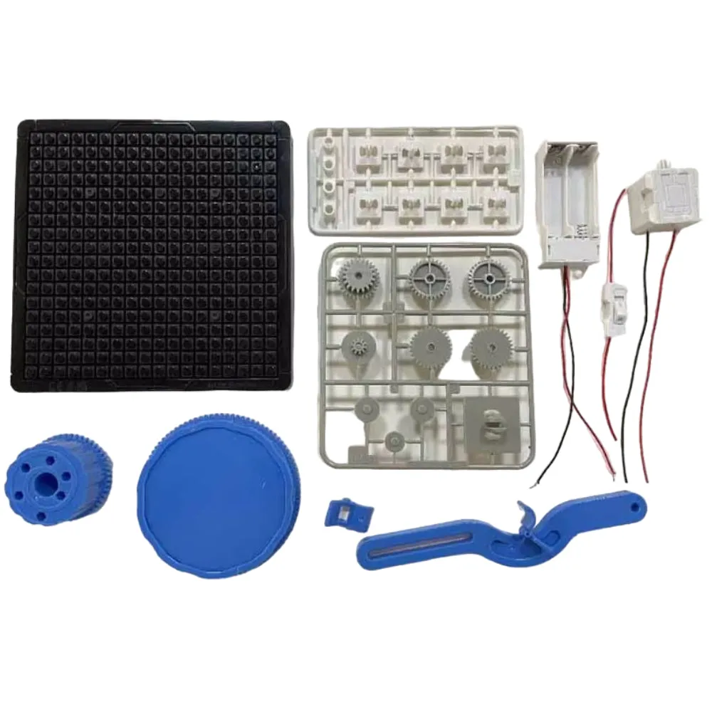 DIY Mechanical Drawing Painting Instrument STEM Circuits and Machinery Kit 37 Pcs