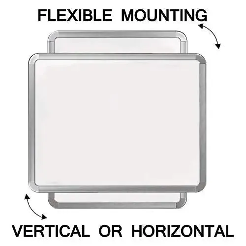 Dry Erase Magnetic White Board (11 x 14)inches with 2 Pens and 1 Eraser