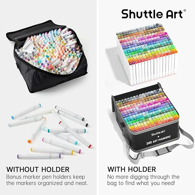 Dual Tip Art Marker - Set of 240 Colors