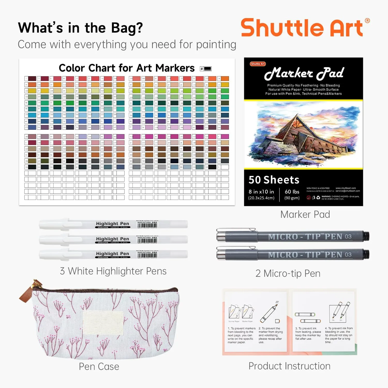 Dual Tip Art Marker - Set of 240 Colors