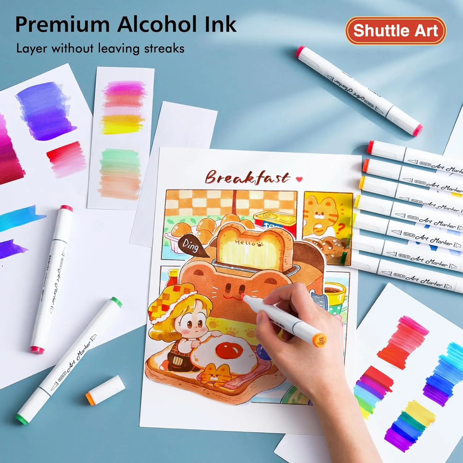 Dual Tip Art Marker - Set of 240 Colors