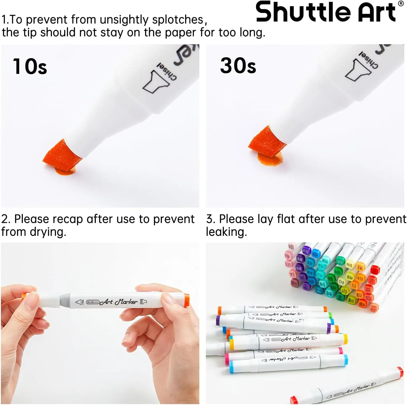 Dual Tip Art Markers - Set of 310   9