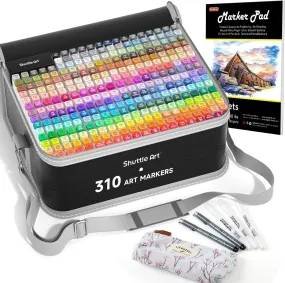 Dual Tip Art Markers - Set of 310   9