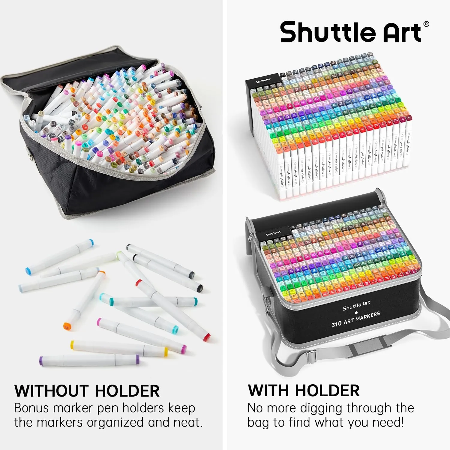 Dual Tip Art Markers - Set of 310   9