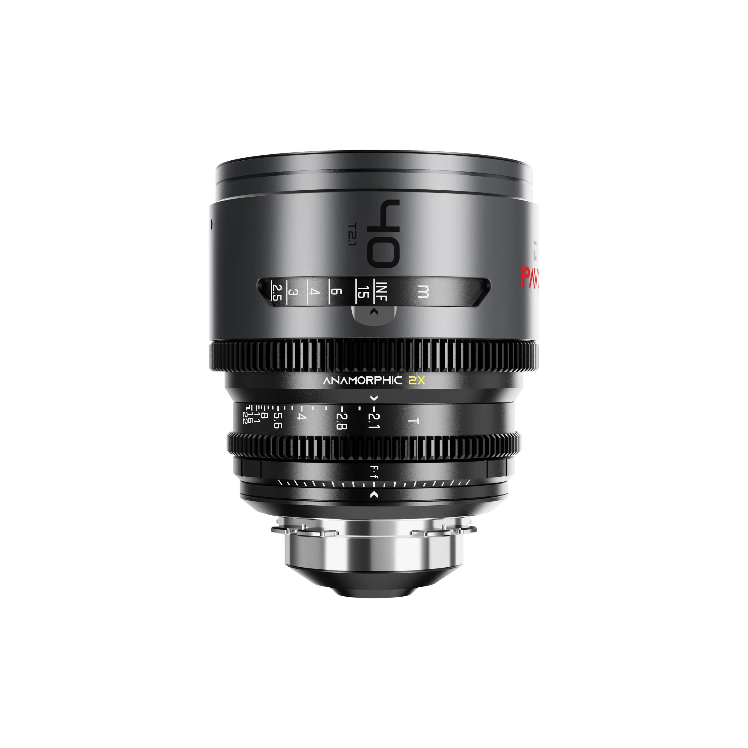 DZOFilm Pavo 2x anamorphic 6-lens set 28/32/40/55/75/100mm T2.1 -T2.4 (100mm) Neutral Coating- PL&EF mount (feet)