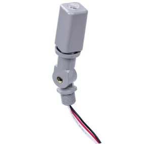 Electronic Photo Control Stem & Swivel Mount Top Lens 1000W 6 Amp 105-305 VAC