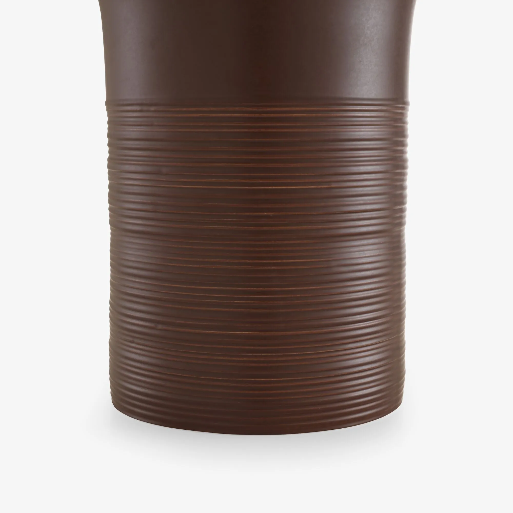 Empreintes Vase Large Chocolat