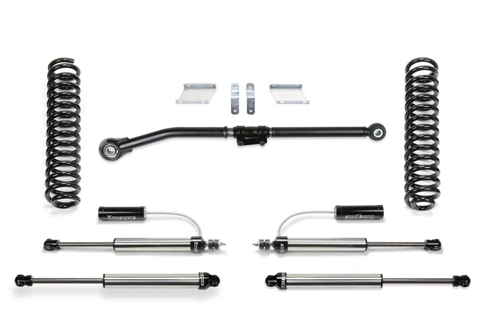 Fabtech 2.5" Basic Lift Kit w/Front Dirt Logic 2.25 Shocks w/Reservoir & Rear 2.25 Shocks for 2017-2024 Ford F250 Super Duty 4WD w/2.5" lift