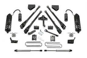 Fabtech 4" 4 Link System w/Front Dirt Logic 4.0 Coilovers w/Reservoir & Rear 2.25 Shocks Kit for 2008-2016 Ford F350 Super Duty 4WD w/4" lift