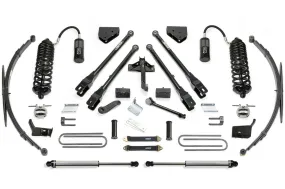 Fabtech 8" 4 Link System w/Front Dirt Logic 4.0 Coilovers w/Reservoir & Rear 2.25 Shocks Kit for 2017-2024 Ford F350 Super Duty 4WD w/8.0" lift