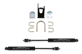 Fabtech Dual Stealth Steering Stabilizer Opposing Style Dual Steering Stabilizer FTS8046