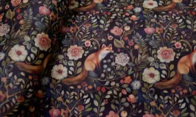 Fox Forest Floral | 18" Vinyl Roll