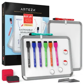 Framed Magnetic Dry Erase Lapboards, 8.5" x 11" - Set of 2
