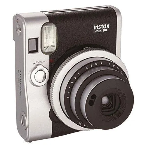 Fujifilm INSTAX Mini 90 Neo Classic Instant Camera (Black)   Fujifilm Instax Mini Instant Film (60 Exposures)   Camera Case – Deluxe Accessory Bundle